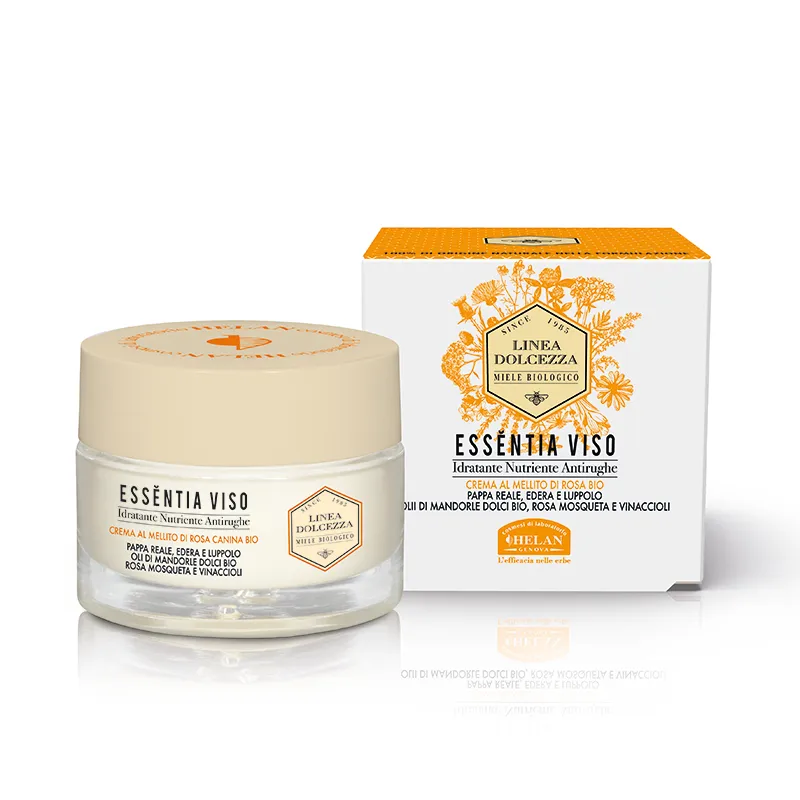 Helan Essentia Viso LINEA DOLCEZZA Crema Viso idratante nutriente antirughe Biologica 50ml