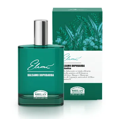 Elemi Balsamo Dopobarba HELAN analcolico, idratante, antirughe anche per pelle delicata e sensibile Biologico 75ml - immagine 2