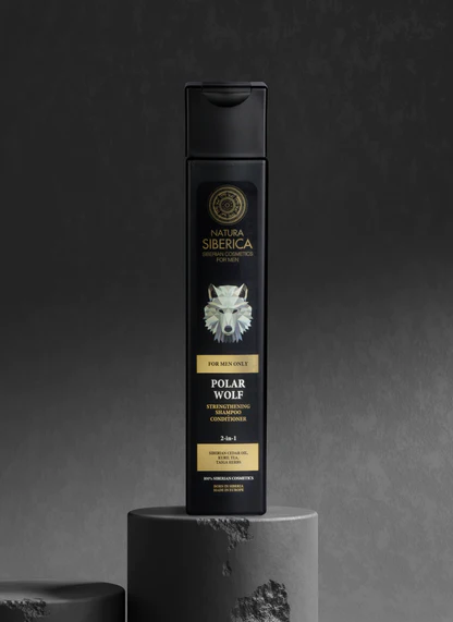 Natura Siberica Polar Wolf Shampoo Balsamo Rinforzante 2 in 1 250 ml